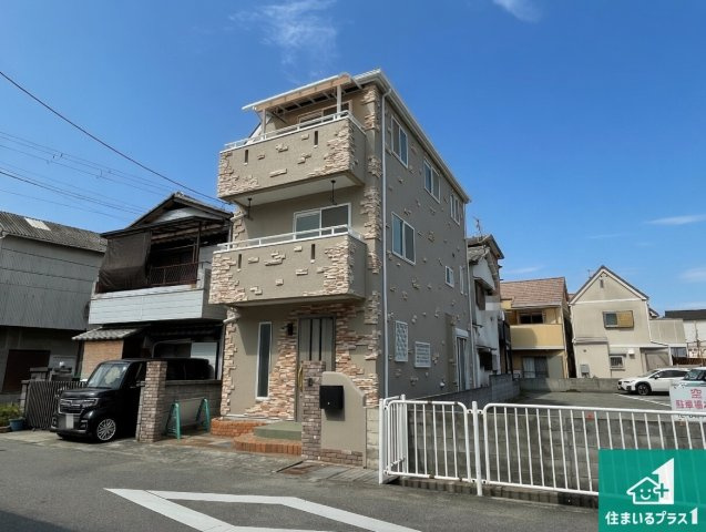 尼崎市南武庫之荘　中古一戸建ての外観|現地外観写真、子育てがしやすい住環境！
