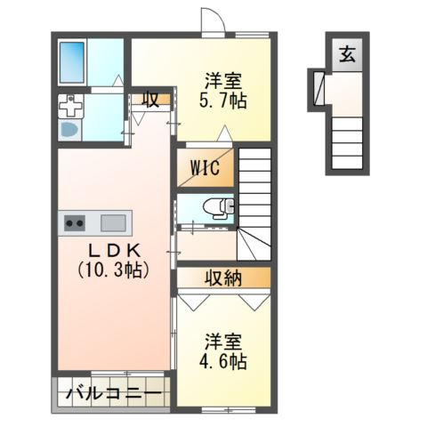 メゾン　グランデの間取り