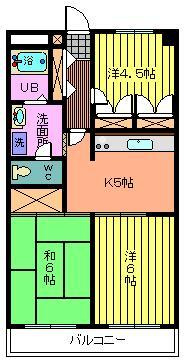 パールハイツ宮田の間取り|間取図