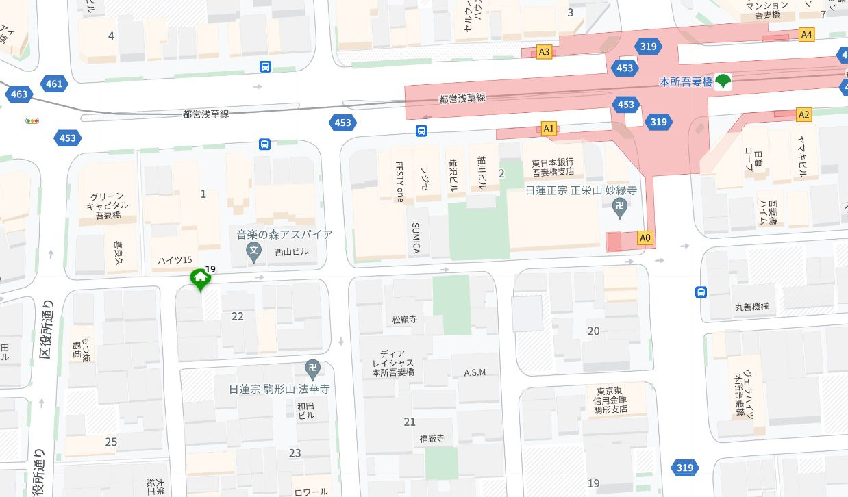 ＲＥＳＰＥＣＴ　ＯＮＥの地図