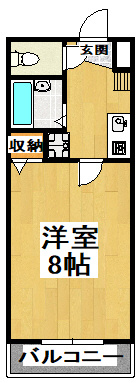 【間取り】 | 白鷺TKハイツ1号館