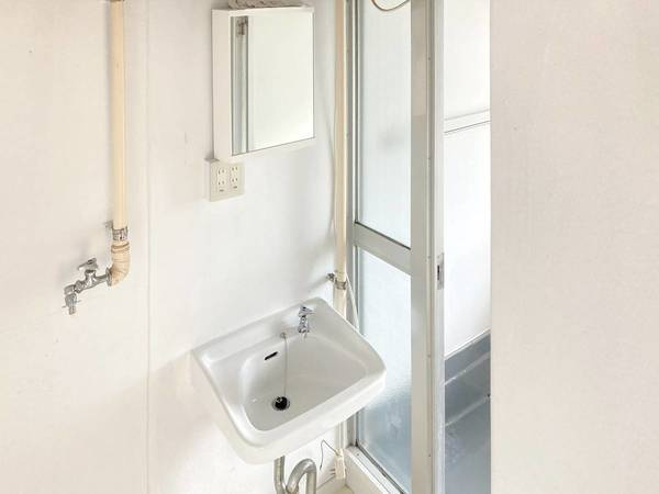 ビレッジハウス大穂2号棟の洗面所|ビレッジハウスの同一物件・同一タイプの間取りの写真です