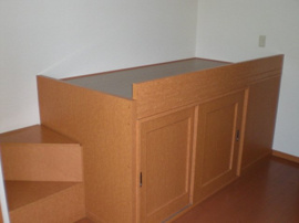 ベッド下収納になってます！