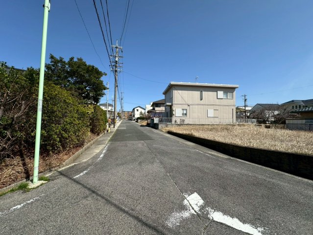 名東区貴船3丁目土地の前面道路含む現地写真