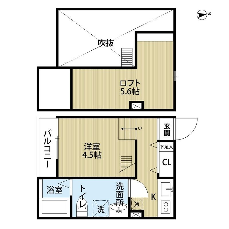 La Luce松戸（ラ ルーチェ マツド）の間取り