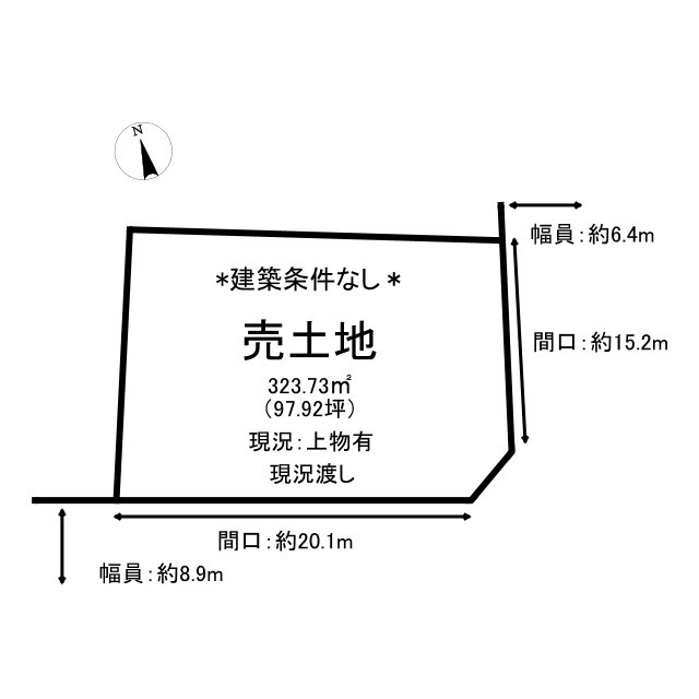 鳥取市浜坂6丁目土地の土地図