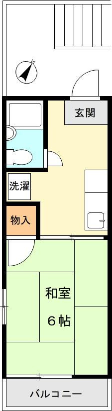 松浦ハイツの間取り