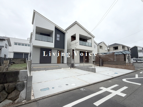 【仲介手数料０円】相模原市中央区陽光台5丁目　新築一戸建ての外観|1号棟　相模原市中央区陽光台5丁目　新築一戸建て