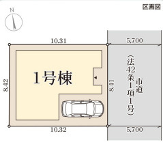 リーブルガーデン松原市丹南4丁目2期の区画図