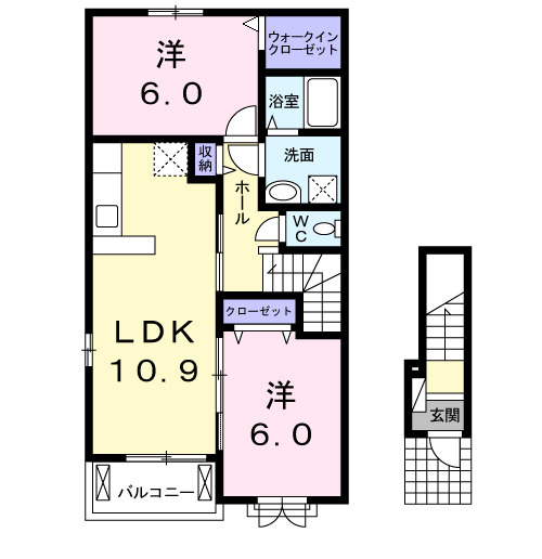 【間取り】 | ロワンテール　Ⅱ
