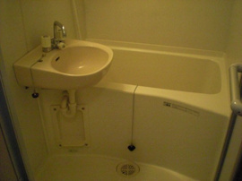 落ち着いた空間のお風呂です