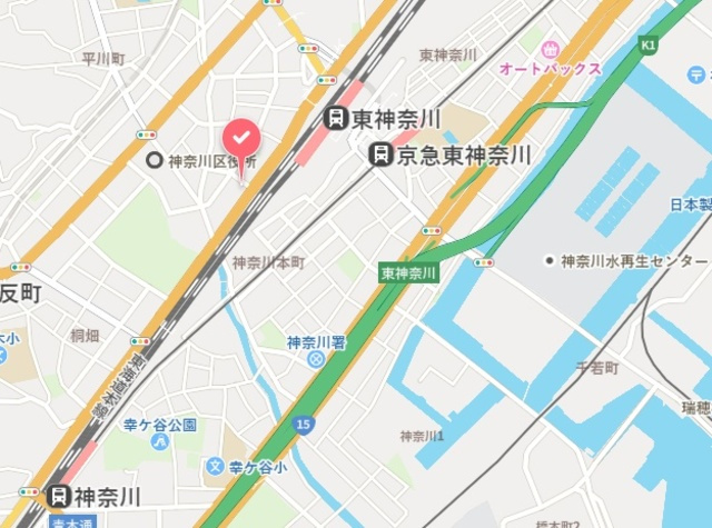 エスペランサ東神奈川の地図