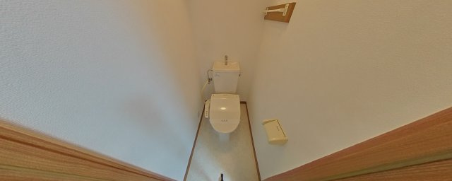 ゆったりとした空間のトイレです
