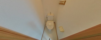 ゆったりとした空間のトイレです