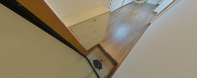 落ち着いた玄関です