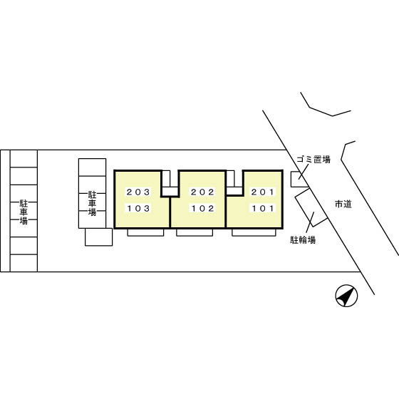 グランドゥールの区画図