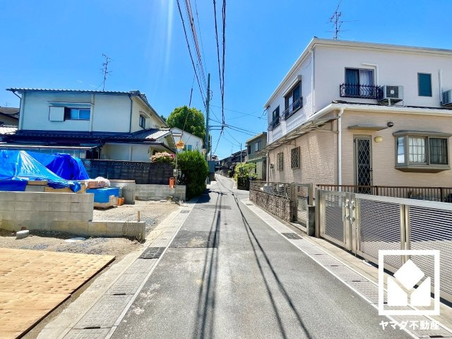 宇治市広野町寺山　３期１号地の前面道路含む現地写真|5月5日　現地写真更新
