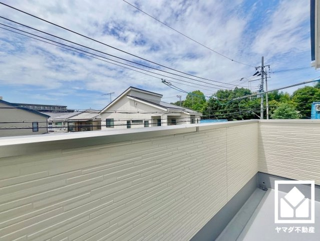 宇治市広野町寺山　３期のバルコニー