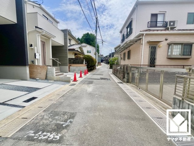 宇治市広野町寺山　３期の前面道路含む現地写真