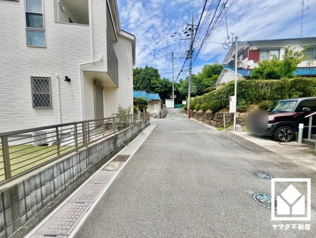 宇治市広野町寺山　３期の前面道路含む現地写真