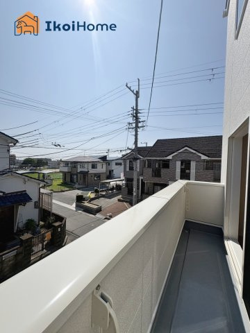 明石市二見町福里　新築戸建のバルコニー|【ホームページに現地動画掲載中】●年中無休：当日予約可●バルコニーには屋根はございません！