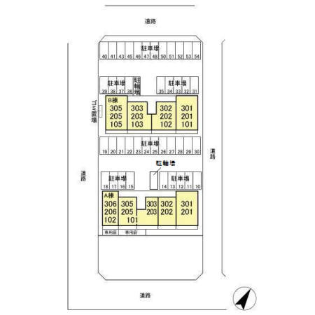 UTOPIA FOURLEAF(ユートピアフォーリーフ) Aの区画図