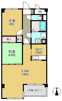 【間取り】 | 上杉五番館