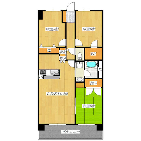 グランカーサ新小岩の間取り|人気のペット可マンション♪安心オートロックでＴＶドアホンです。