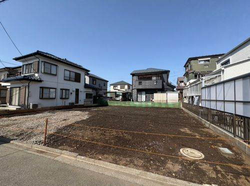 【前面道路含む現地写真】 | 【仲介手数料０円】相模原市中央区上溝4丁目　新築一戸建て　全2棟 | 【仲介手数料０円】相模原市中央区上溝4丁目　新築一戸建て　全2棟