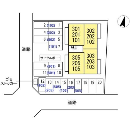 Grande Kawazuの区画図