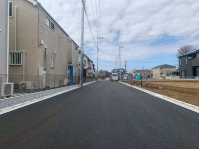 【前面道路含む現地写真】 | 立川市幸町3丁目　売地　【全15区画】