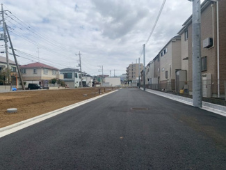 【前面道路含む現地写真】 | 立川市幸町3丁目　売地　【全15区画】