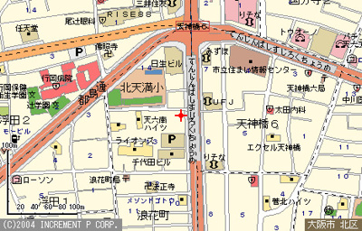 【地図】 | ホープシティ天神橋