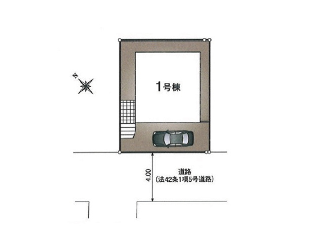 【区画図】 | 新座市片山2丁目　新築一戸建住宅　全1棟　（保谷店） | 落ち着きのある住宅街でゆとりある暮らし
※図面を基に作成しています。現況と異なる場合は現況を優先いたします。