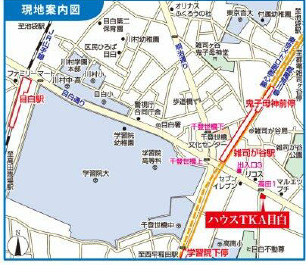 【地図】 | ハウスTKA目白