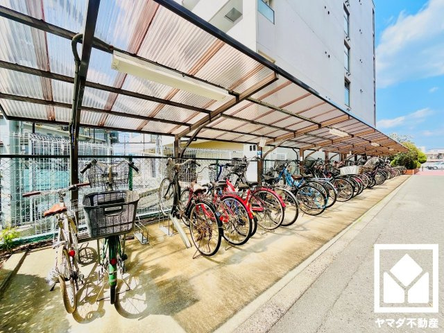 向陽セントラルハイツの駐輪場