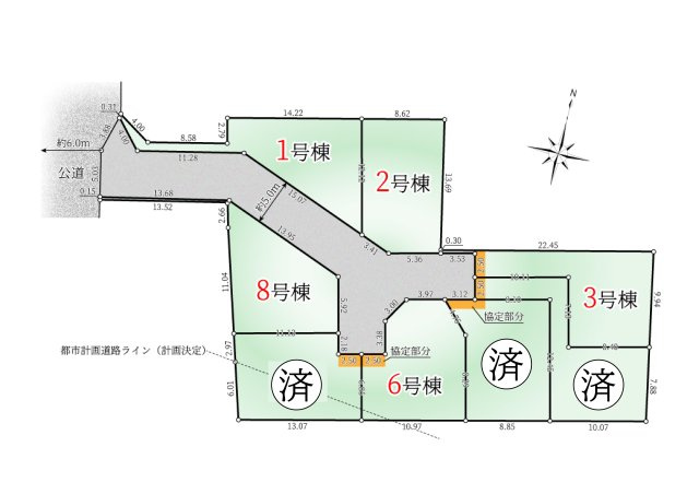 【区画図】 | マイホームは夢ではありません、ミライズホーム株式会社が一緒にサポートさせていただきます！ご要望をヒアリングさせてください。