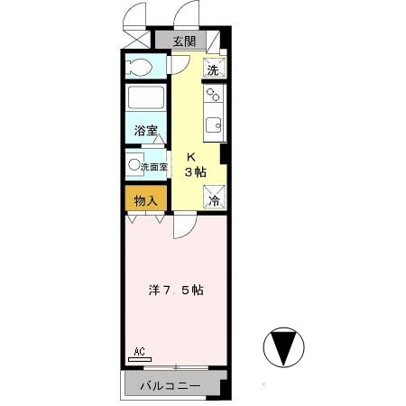 エルロード住吉7号館の間取り|エルロード住吉7号館　間取り