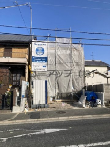 リーブルガーデン羽曳野市はびきの一丁目2期の前面道路含む現地写真