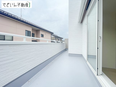 【バルコニー】 | Livele Garden.S深谷市上柴町東第3　新築住宅 | ≪1号棟≫
現地(2026年4月撮影)