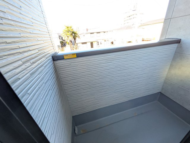 土浦市桜町2期　新築戸建のバルコニー