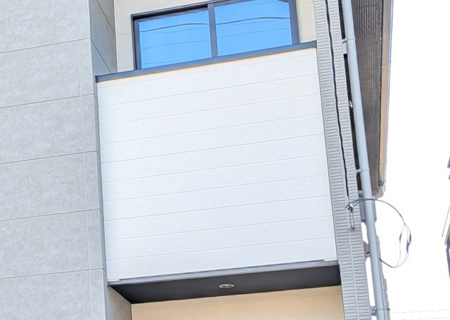 土浦市桜町2期　新築戸建のバルコニー