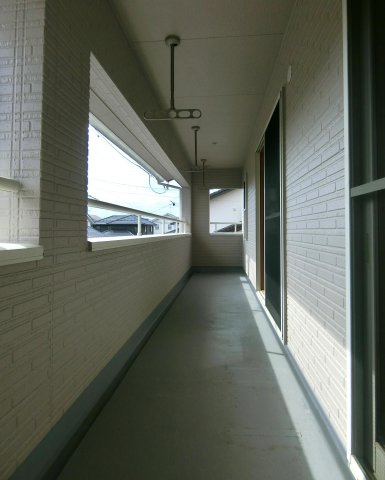 新潟市東区新松崎3丁目のバルコニー