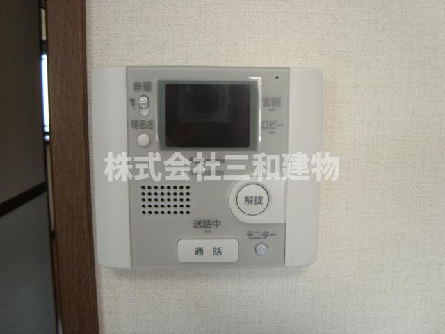 グレイスヴィラ　Ｓ．Ｔ．のセキュリティ|モニター付インターフォン