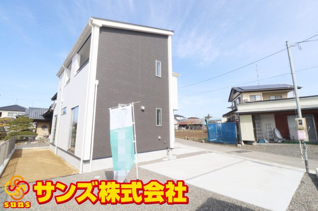 郡山市大槻町字室ノ木　　　１号棟　　　朝日が丘小学校、郡山第７中学区の外観|北側から見た外観