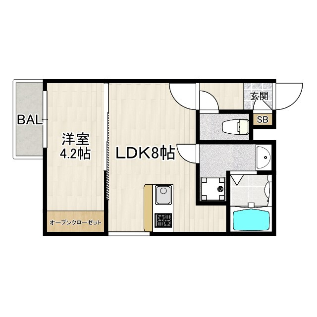 Le Calmeの間取り