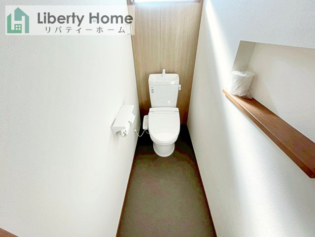 常総市大房　新築戸建のトイレ