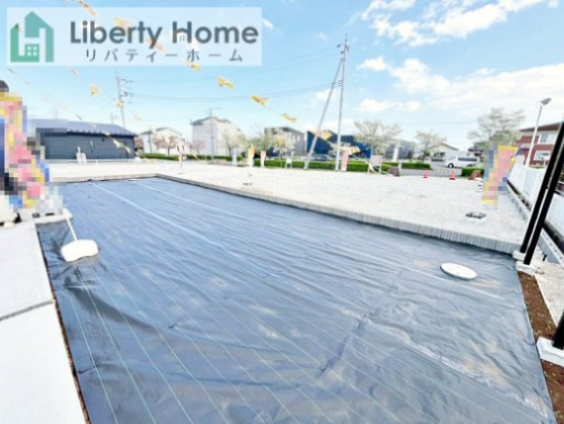 常総市大房　新築戸建の庭