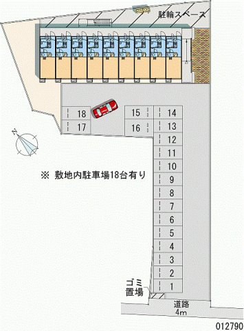 レオパレスエトワールの駐車場|画像4