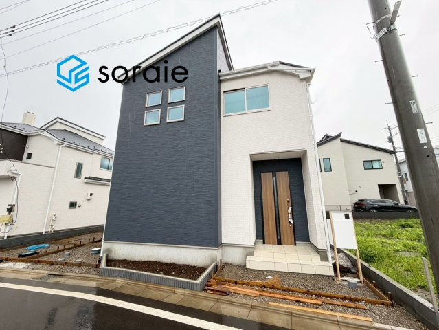 所沢市北秋津4期全2棟　新築戸建　グラファーレの外観|6/26　撮影